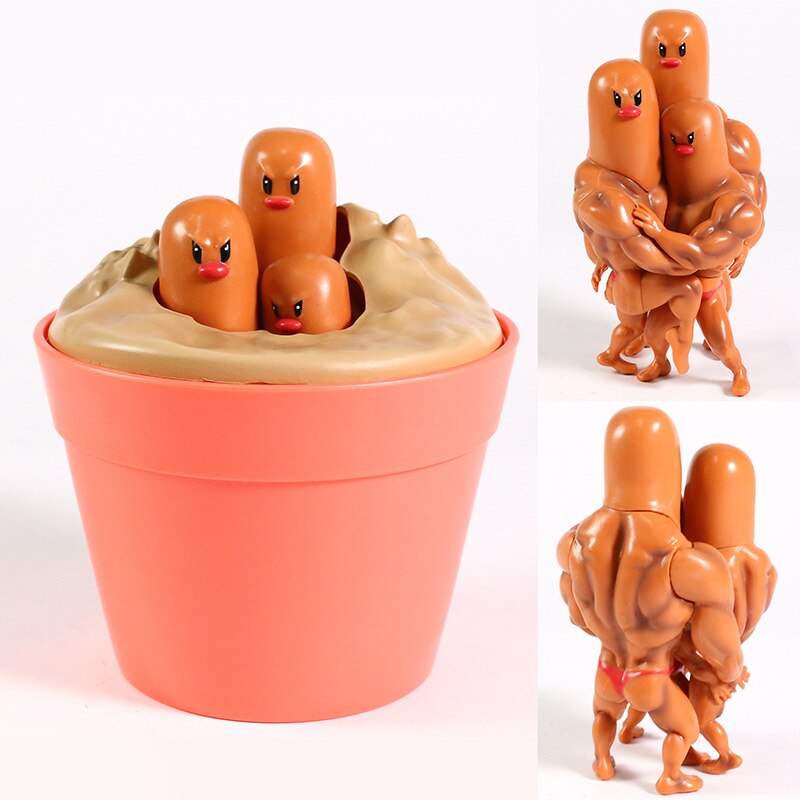  Diglett PVC Figure Collectible Model Toy